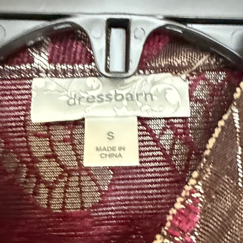 Dressbarn Multicolor Patchwork Tapestry Blazer - image 2